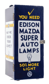 EDISON MAZDA LIGHT BULB PORCEL