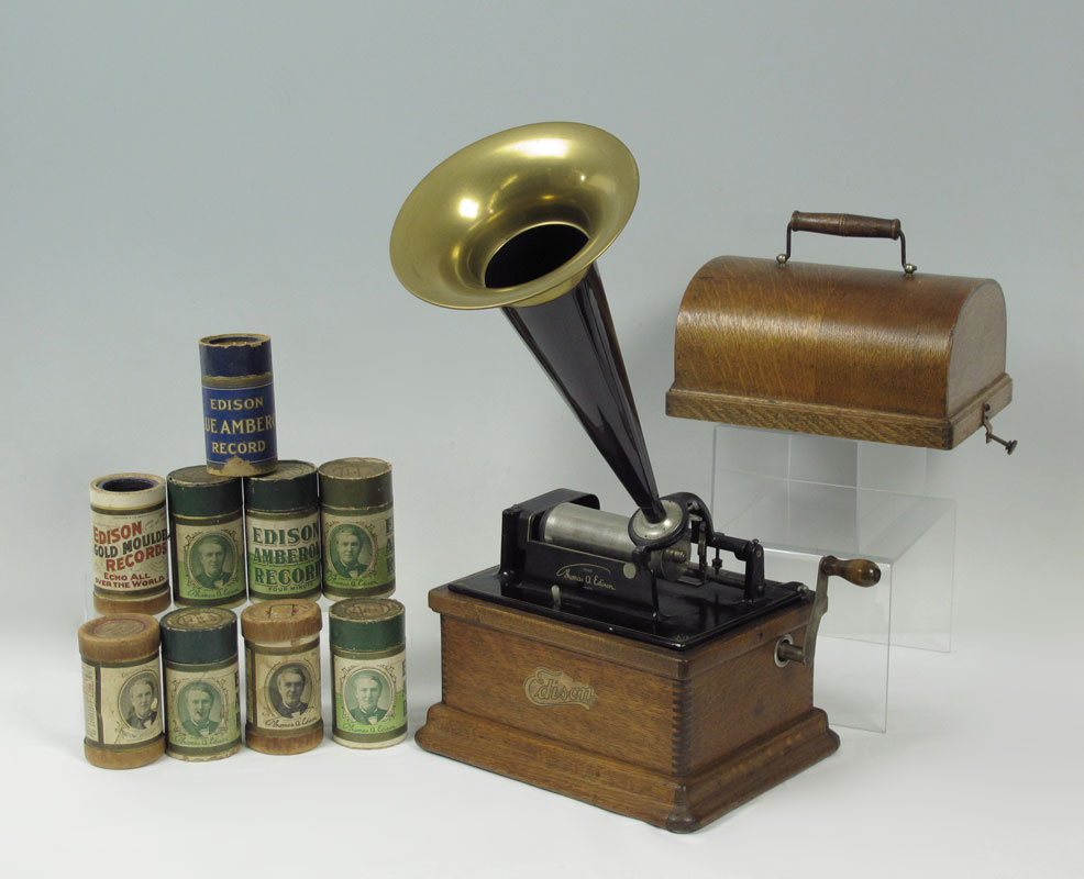EDISON OAK CASE FIRESIDE ''B''