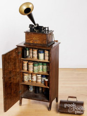 EDISON OAK TALKING MACHINE<br>