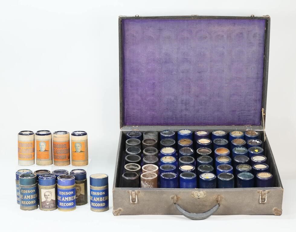 EDISON PHONOGRAPH CYLINDER CASE