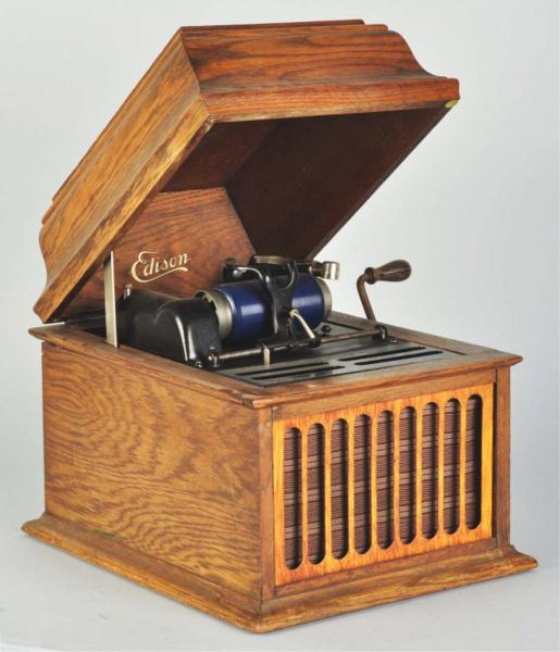 Edison Player Machine.  Description
