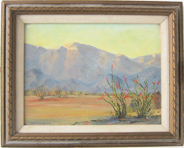 EDITH A. PURER OIL ON CANVAS
