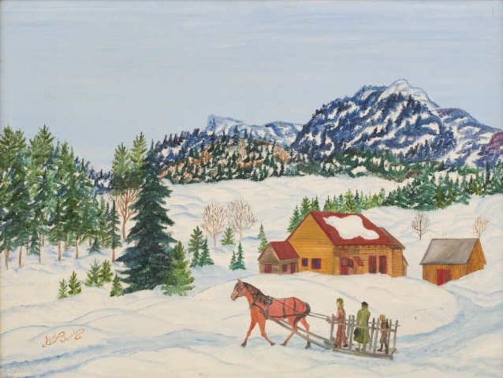 EDITH BOUCHARD (1924-2009) WINTER