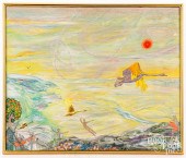 EDITH FETHERSTON, OIL ON CANVA