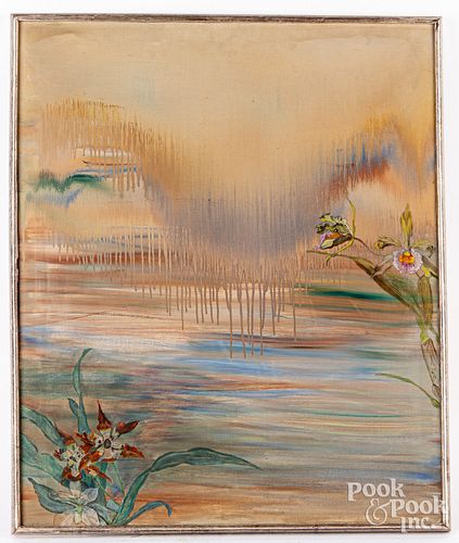EDITH FETHERSTON, OIL ON