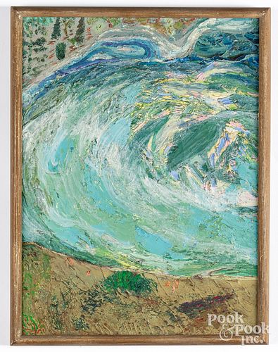 EDITH FETHERSTON, OIL ON