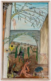 EDITH FETHERSTON, OIL ON CANVA