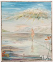 EDITH FETHERSTON, OIL ON CANVA