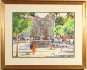 EDITH MASKEY WATERCOLOR ON PAP