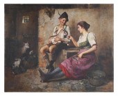 EDMOND ADLER, OIL ON CANVASO/C