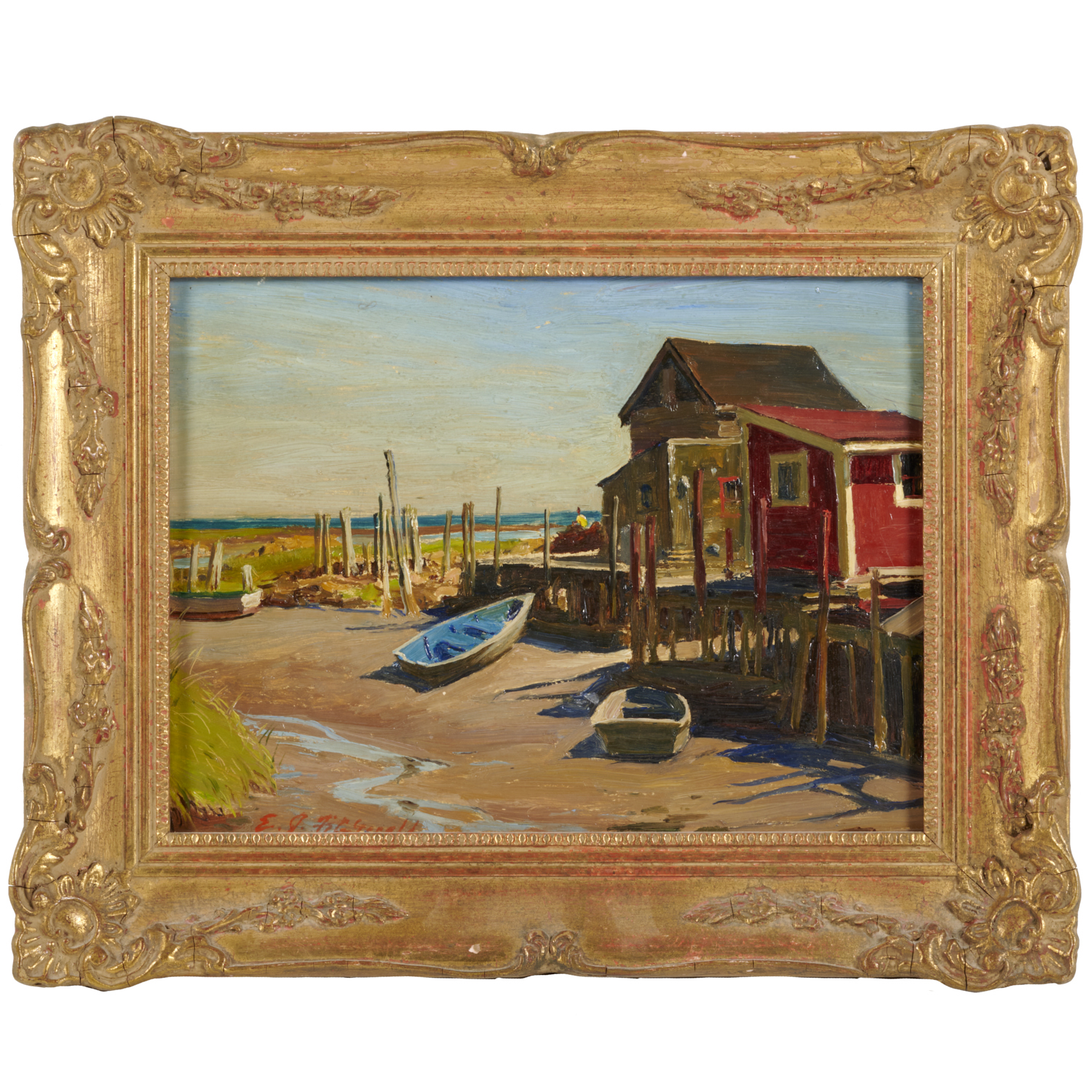 EDMOND JAMES FITZGERALD, OIL ON