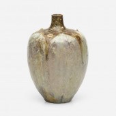 Edmond  Lachenal. Vase with fl