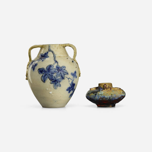 Edmond  Lachenal. Vases, set of