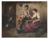 EDMUND ADLER, OIL ON CANVASOil