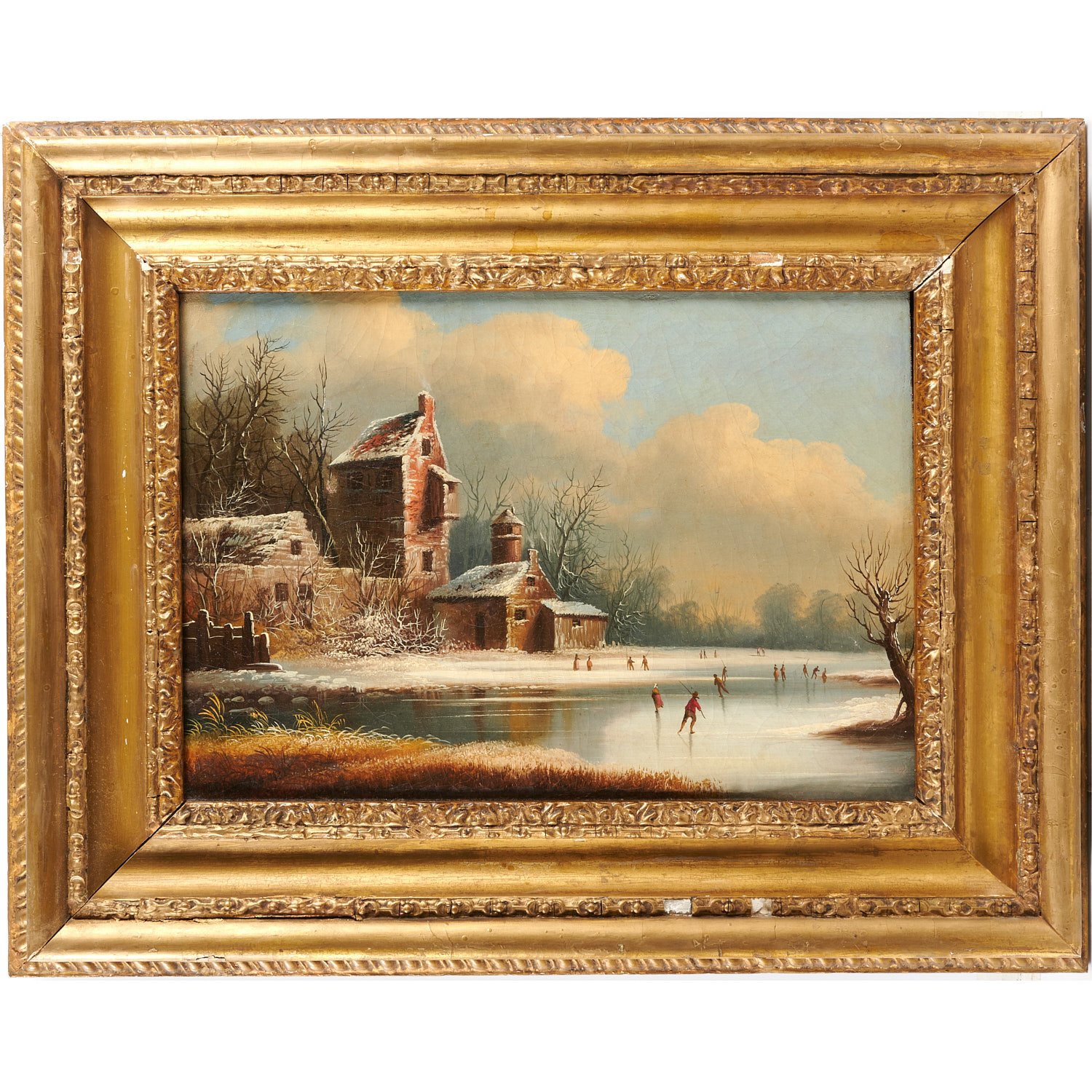 EDMUND C. COATES, OIL ON CANVAS, C.
