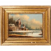EDMUND C. COATES, OIL ON CANVA