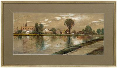 Edmund D. Lewis watercolor