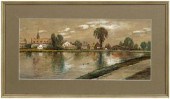 Edmund D. Lewis watercolor (Ed