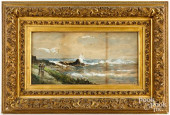 EDMUND DARCH LEWIS WATERCOLOR<