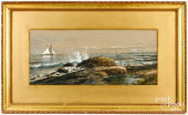 EDMUND DARCH LEWIS WATERCOLOR<