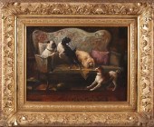 EDMUND DEKONINCK OIL ON CANVAS