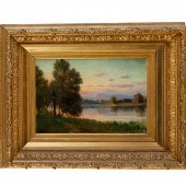 EDMUND E. CASE, OIL ON CANVAS