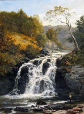 Edmund Gill (1820-1894) oil on