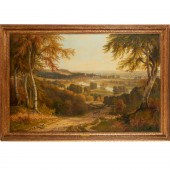 EDMUND HAVELL SR., LARGE OIL P