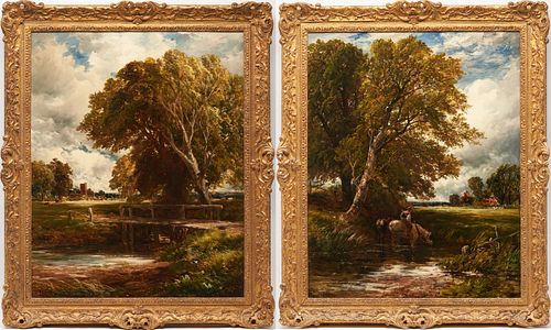 EDMUND M. WIMPERIS, 2 FRAMED 19TH