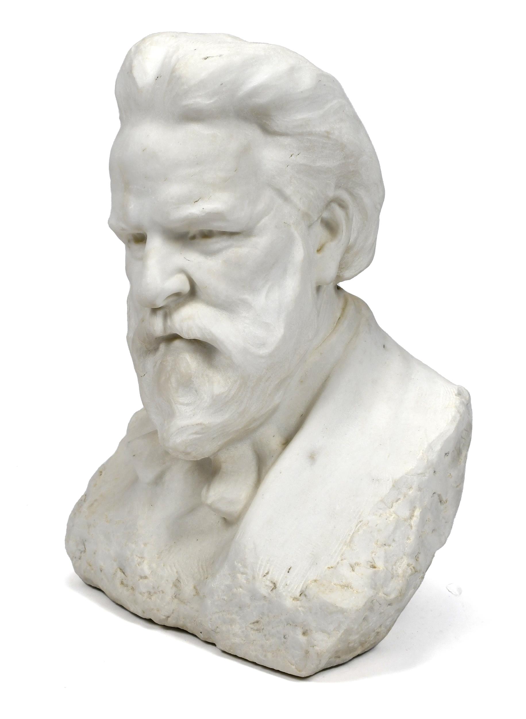 EDMUND T. QUINN CARVED MARBLE