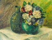 EDNA B. KAROFF STILL LIFE Oil