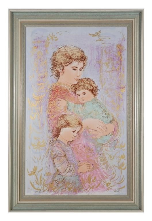 EDNA HIBEL, PORCELAIN PLAQUEEdna
