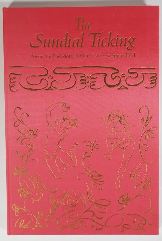EDNA HIBEL SIGNED BOOK, SUNDIAL