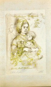 Edna Hibel signed Special Edit