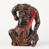 EDO JAPANESE WOOD LACQUER ONI