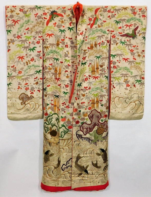 EDO PERIOD YUZEN HAND PAINTED