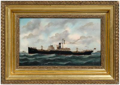 Edouard Adam maritime painting