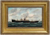 Edouard Adam maritime painting