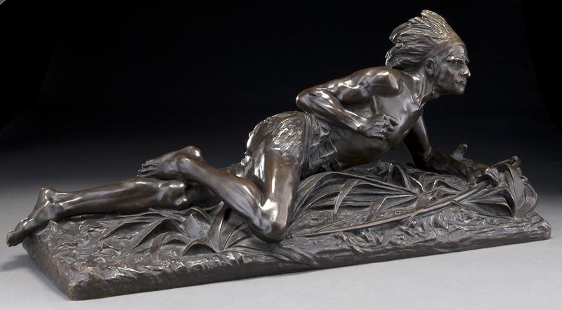 Edouard Drouot bronze sculpture