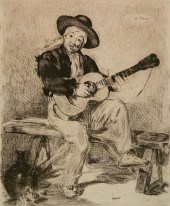 EDOUARD MANET ETCHING AND DRYP