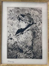 EDOUARD MANET "JEANNE-LE PRINT