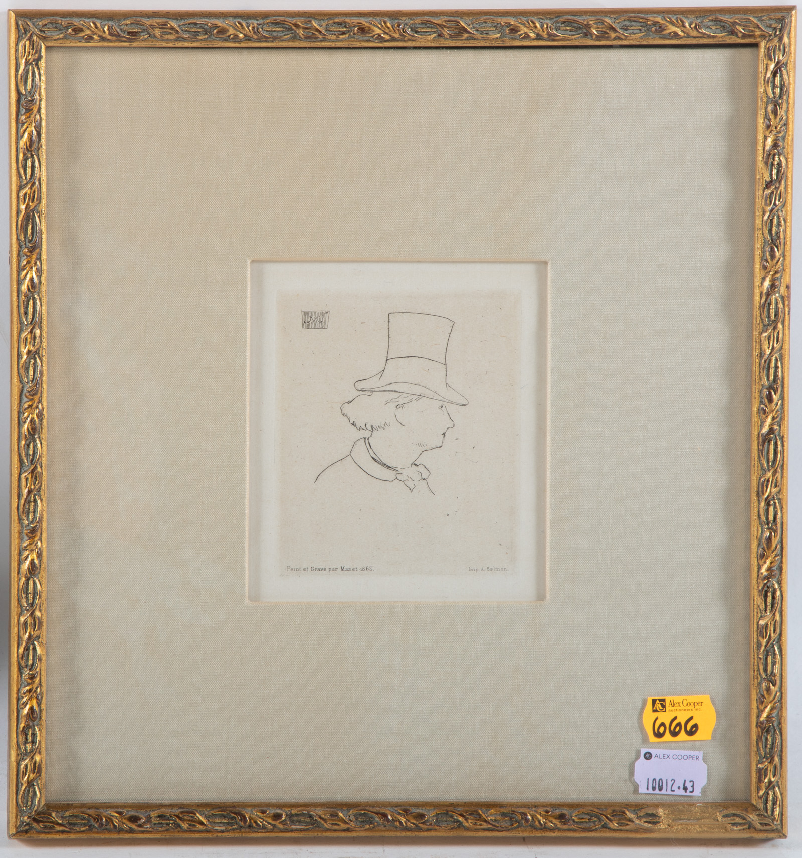 ÉDOUARD MANET. PROFILE OF