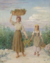 EDOUARD SAIN (1830-1910) GRAPE