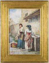 EDOUARDO VITALI WATERCOLOR ON