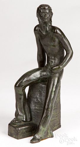 EDUARDO MONTIEL, 20TH C., BRONZE
