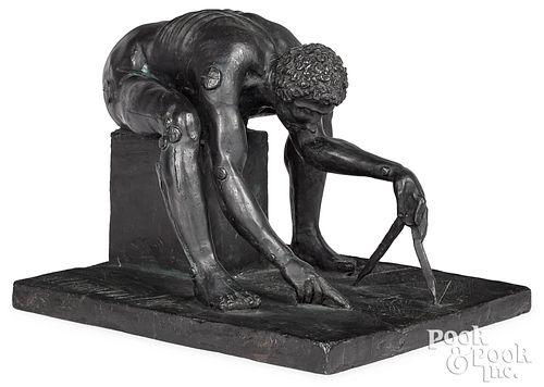 EDUARDO PAOLOZZI BRONZE NEWTON