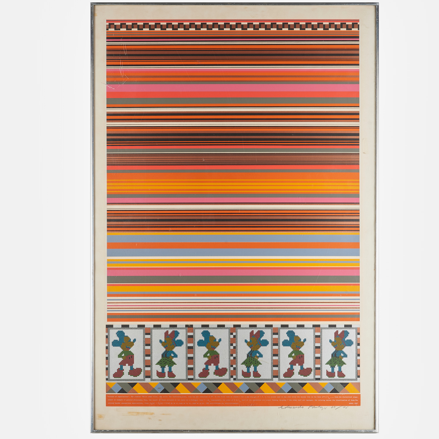EDUARDO PAOLOZZI, SERIGRAPH Eduardo