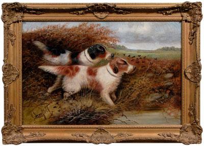 Edward Armfield sporting painting