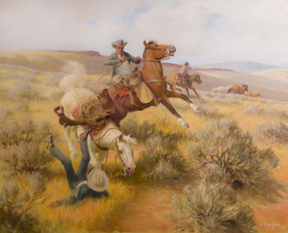 EDWARD B. QUIGLEY OIL ON