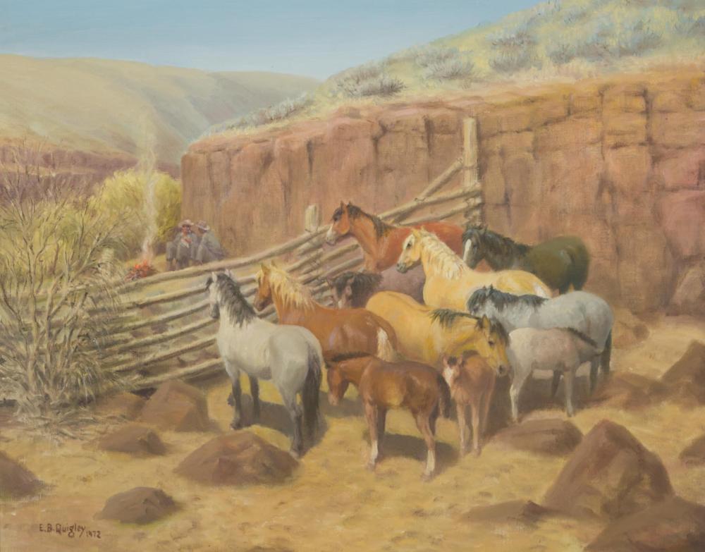 EDWARD B. QUIGLEY OIL ON